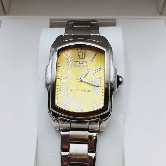 INVICTA Special Edition LUPAH 18645 Stainless Steel Rectangle Dial Watch Discont - Picture 6 of 16